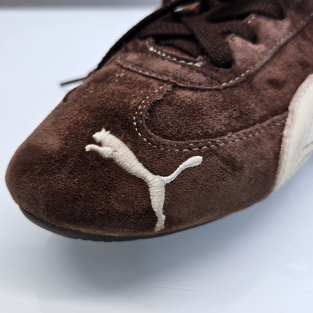Vintage Y2K Puma Speedcat OG Racing Sneakers Womens 7.5 Chocolate Brown Suede - Picture 7 of 10